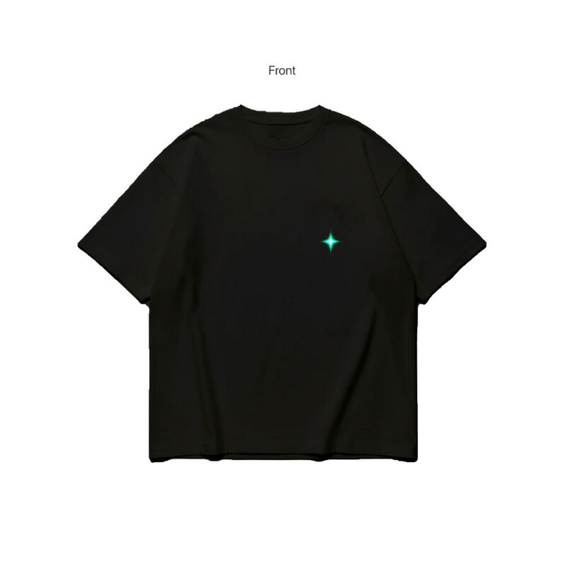 Alternative view of star / cyan