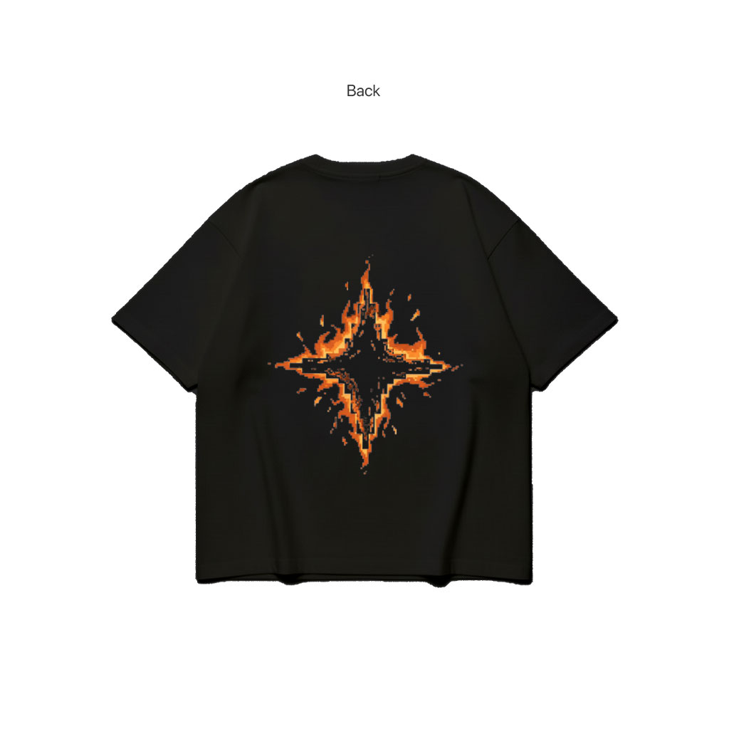 star / flames